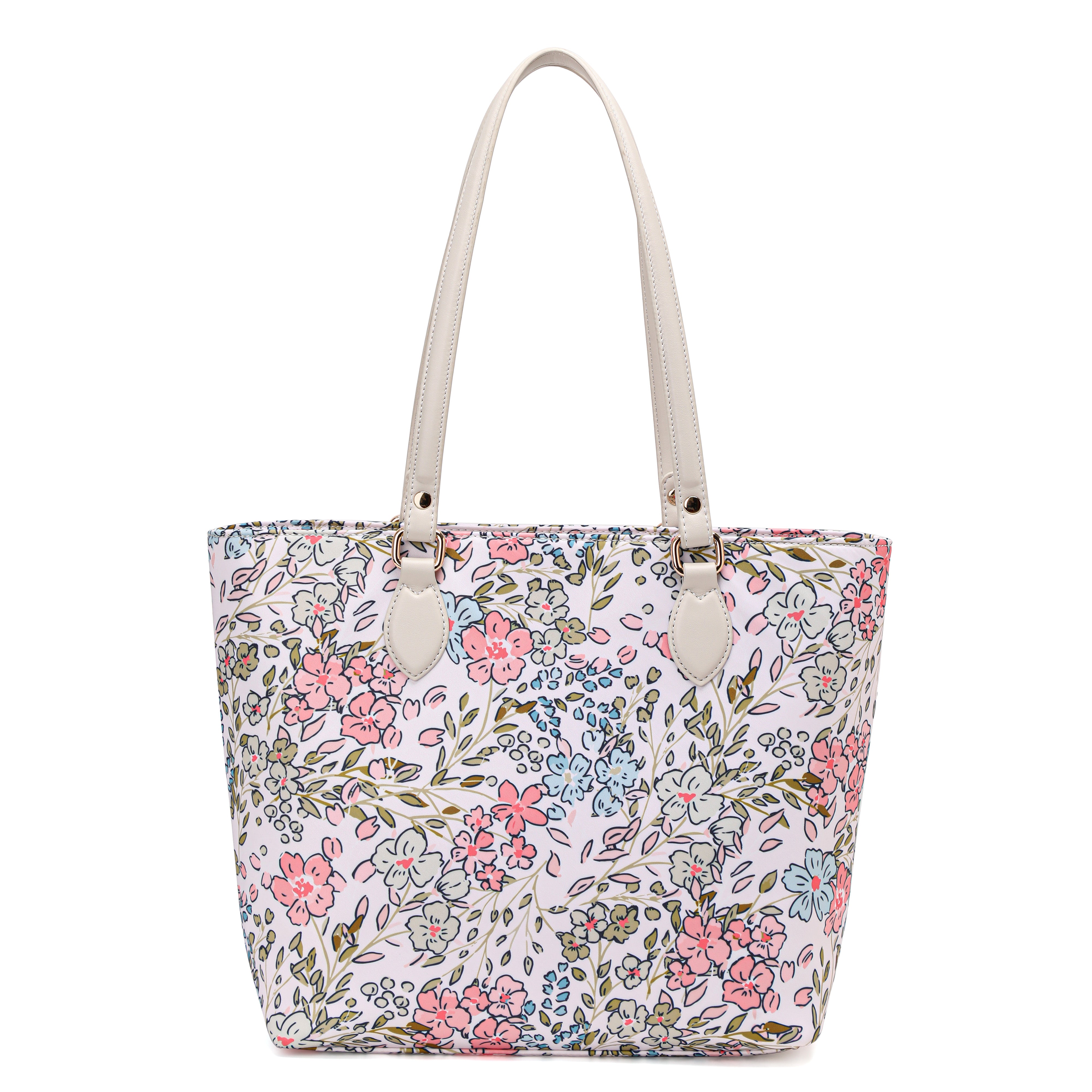 Cutie Kittie Tote bags for women, tote purse, nylon tote bag, with zipper and pockets, waterproof, lightweight,charming