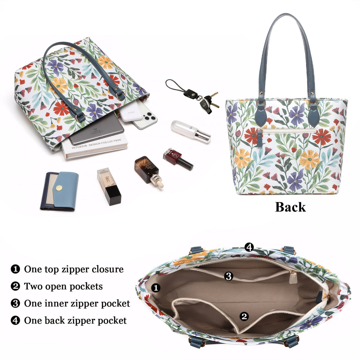 Tote Bag for women watercolor
