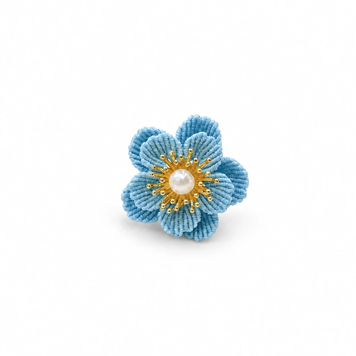 Handwoven Flower Adjustable RingCustom order)
