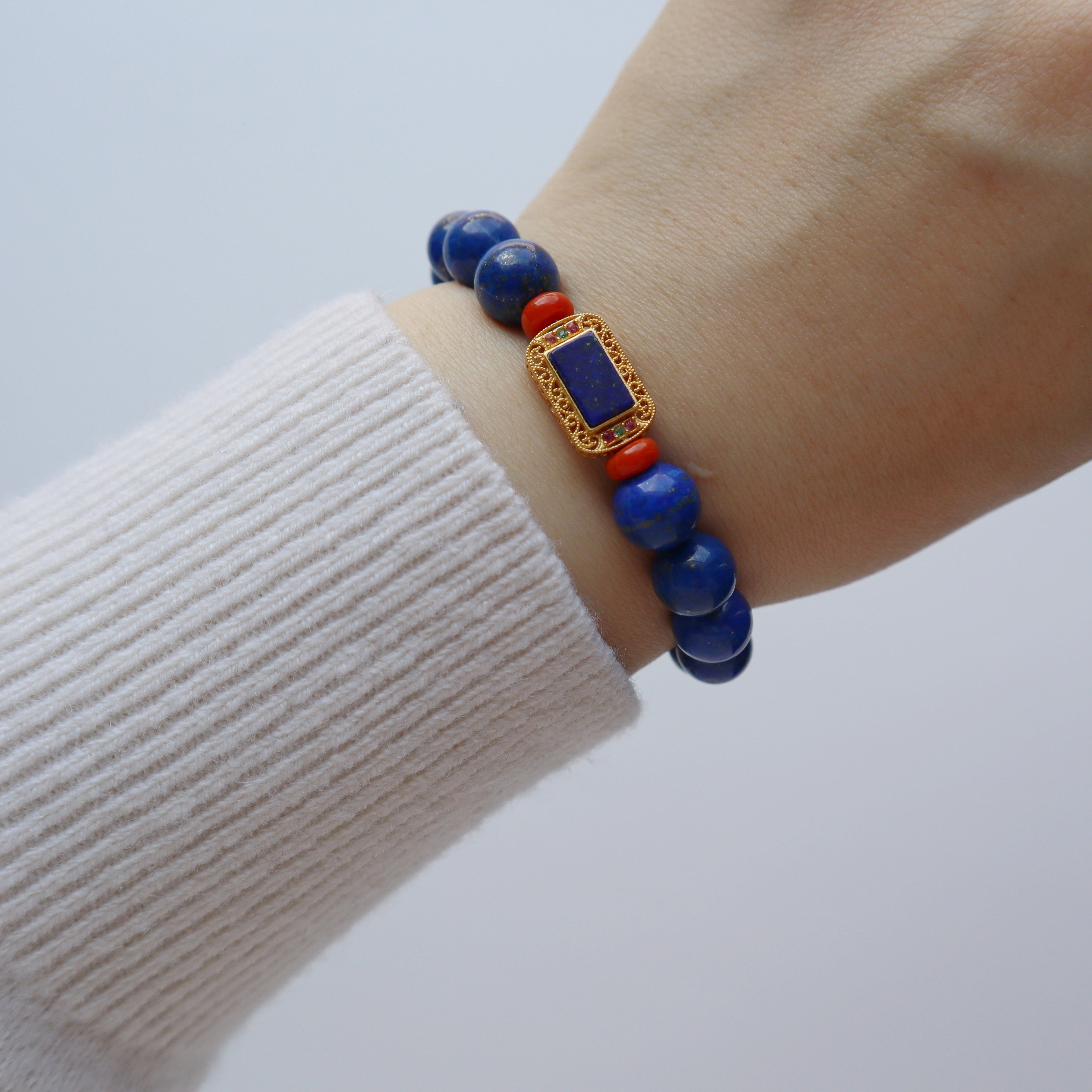 X-Lapis Red Agate Bloom