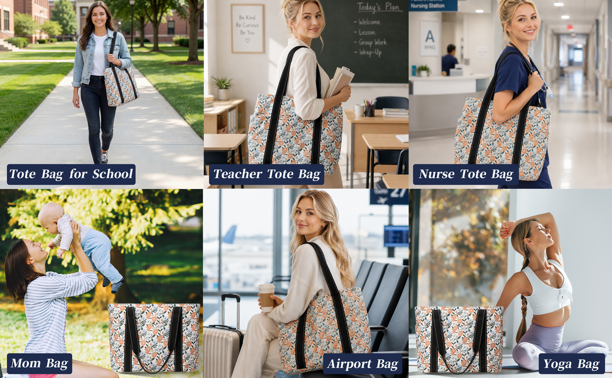 Happie Peppie Travel Bag for Women Classic