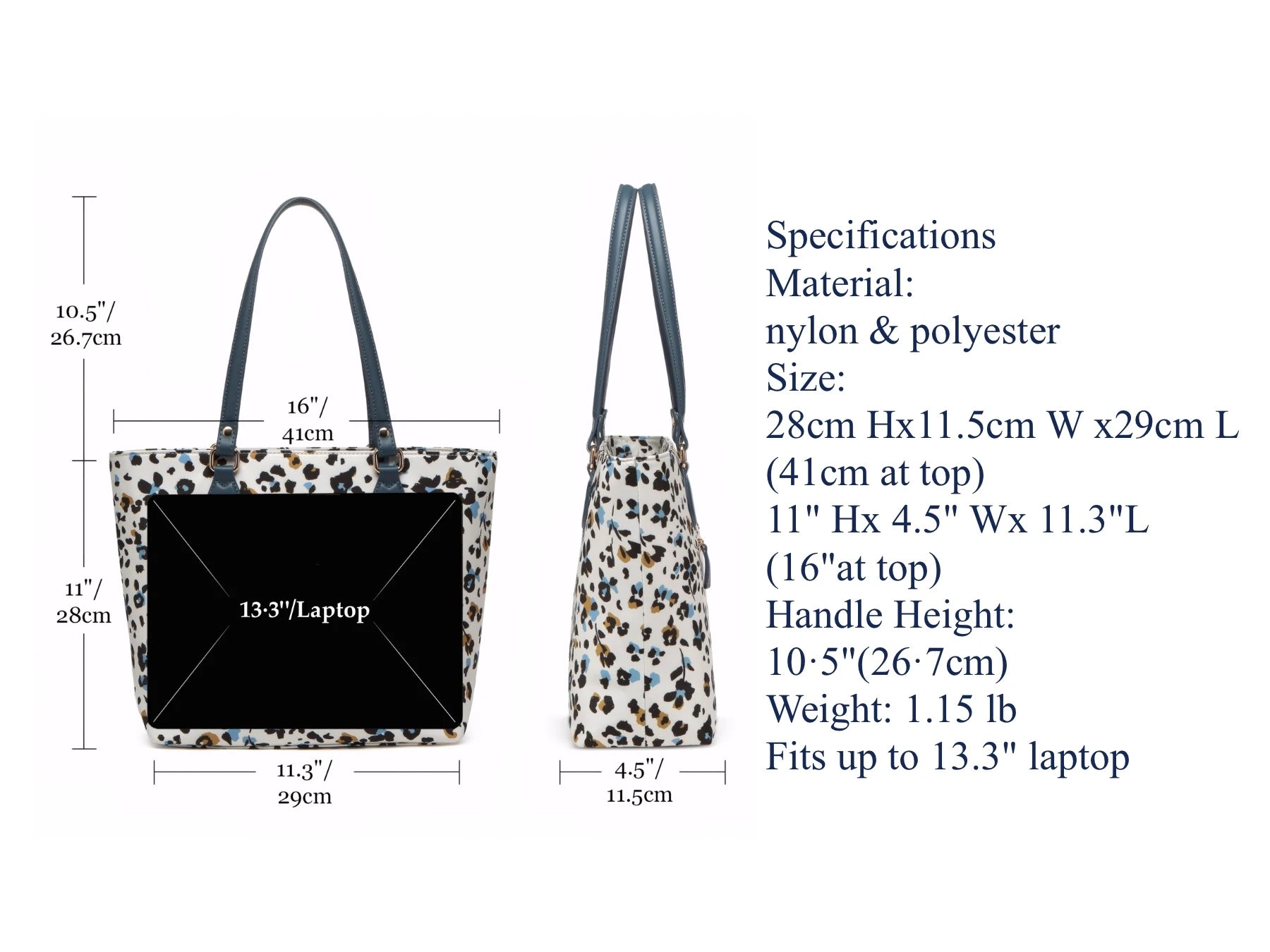 medium sized purse
tote with zipper
