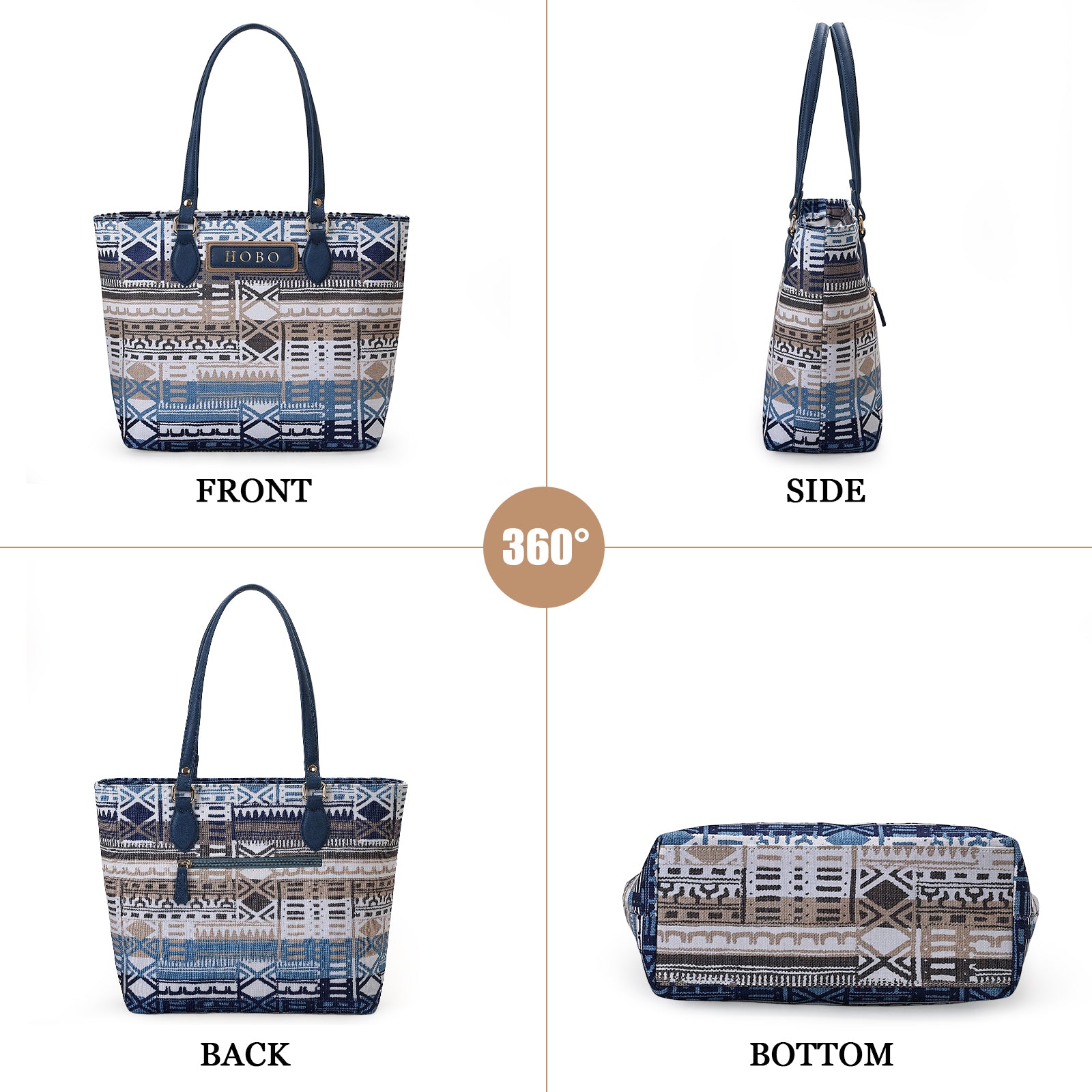 Cutie Kittie Tote bags for women, tote purse, nylon tote bag, with zipper and pockets, waterproof, lightweight，hobo