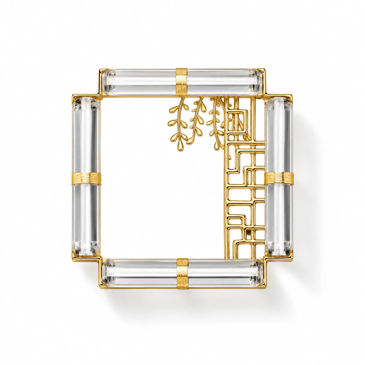 Chuangling Oriental Crystal Brooch