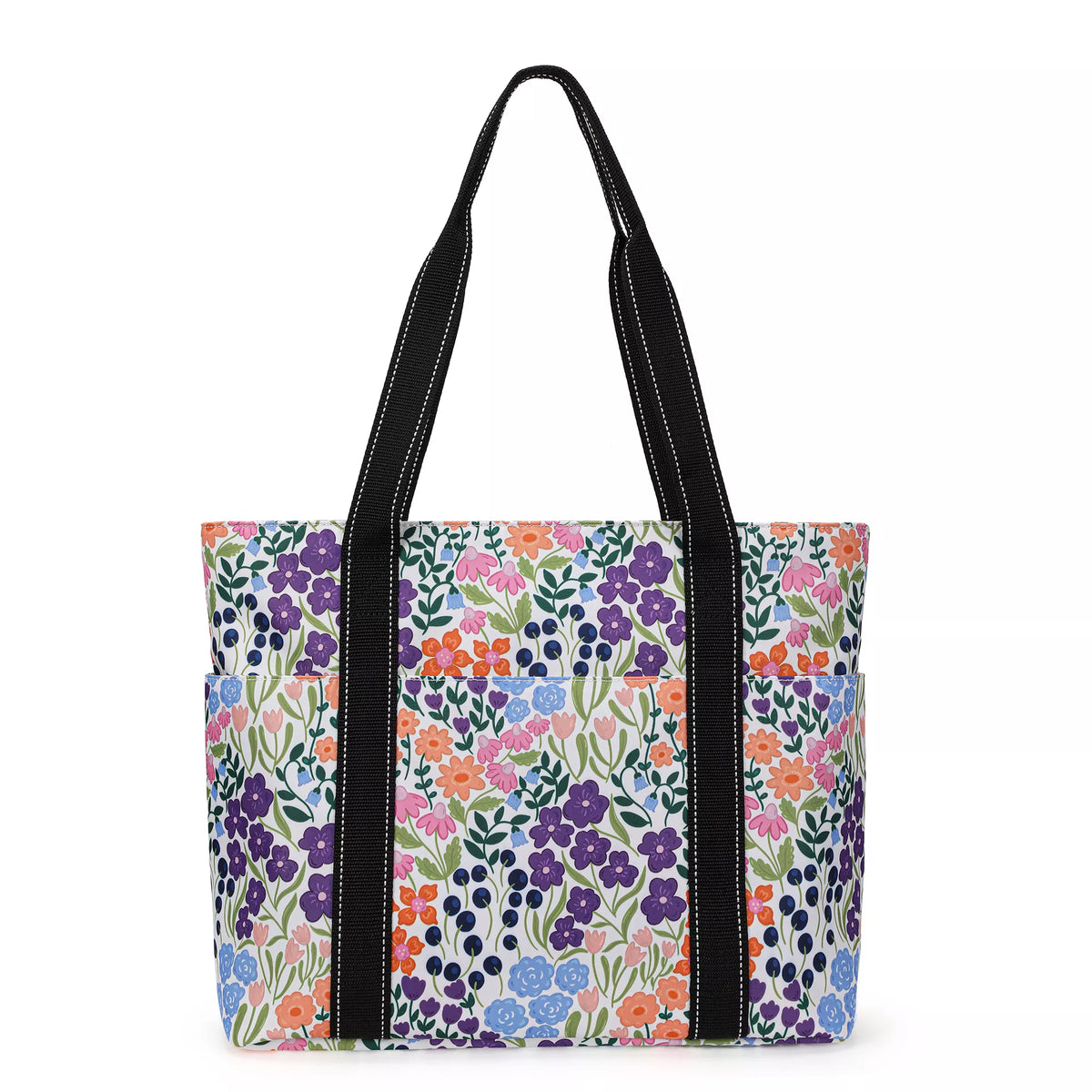 Nylon Tote Bag for Women Sunlit Garden