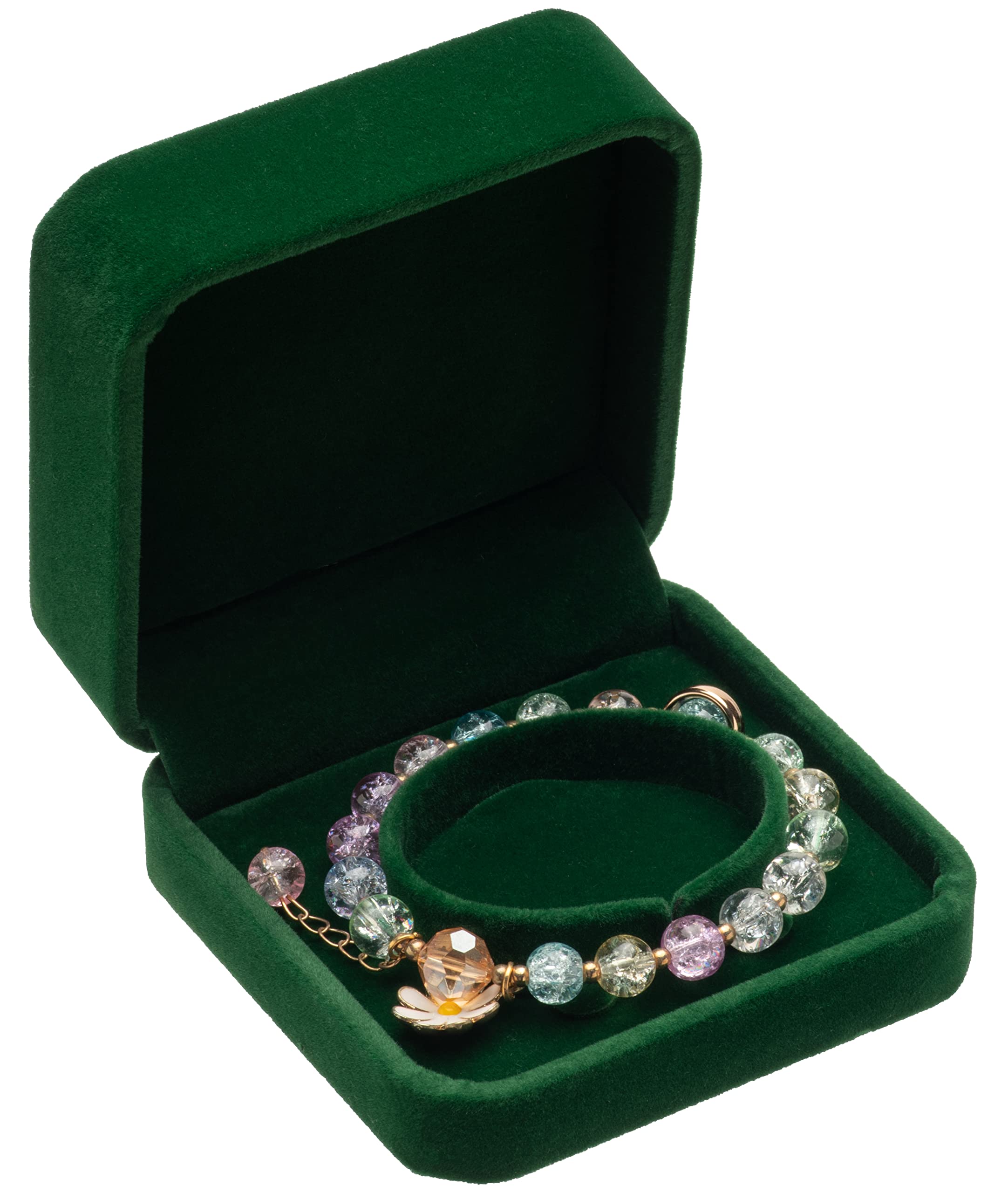 Blue-Amazonite Amethyst Green Agate Fluorite Blue Apatite Bracelet Crystal 