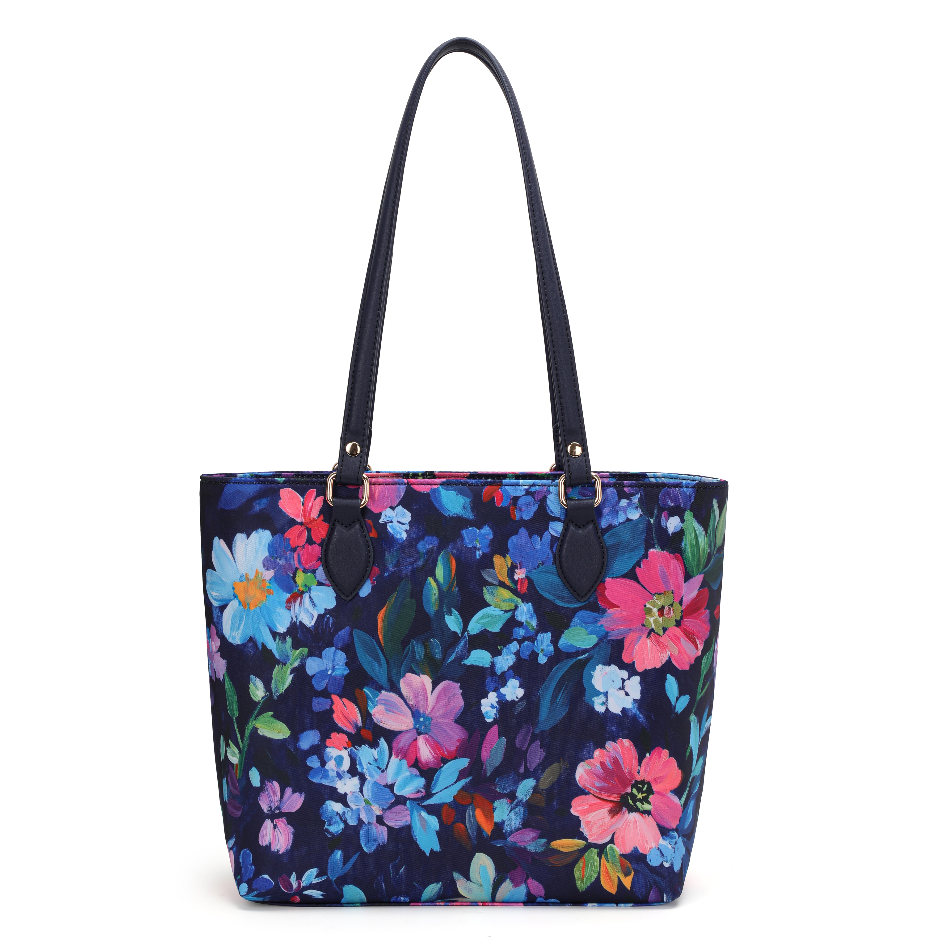 Cutie kittie tote bags for women, tote purse, nylon tote bag, with zipper and pockets, waterproof