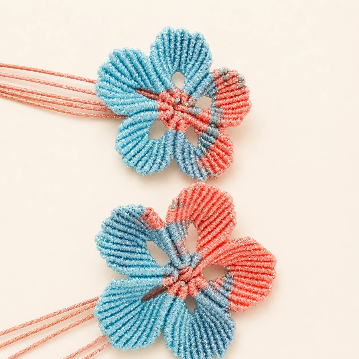 Handwoven Flower Adjustable Ring