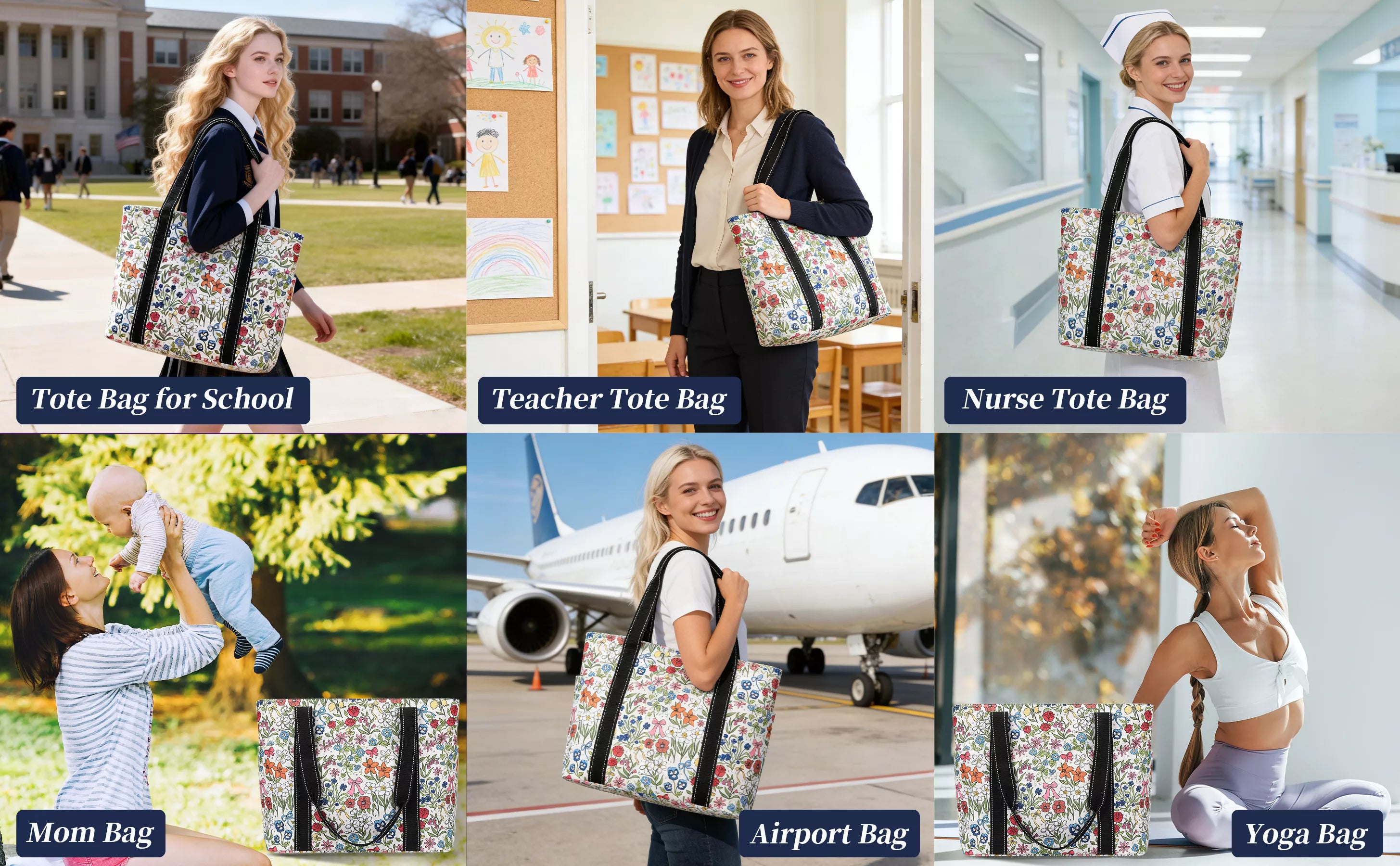 teacher tote bags
work tote
