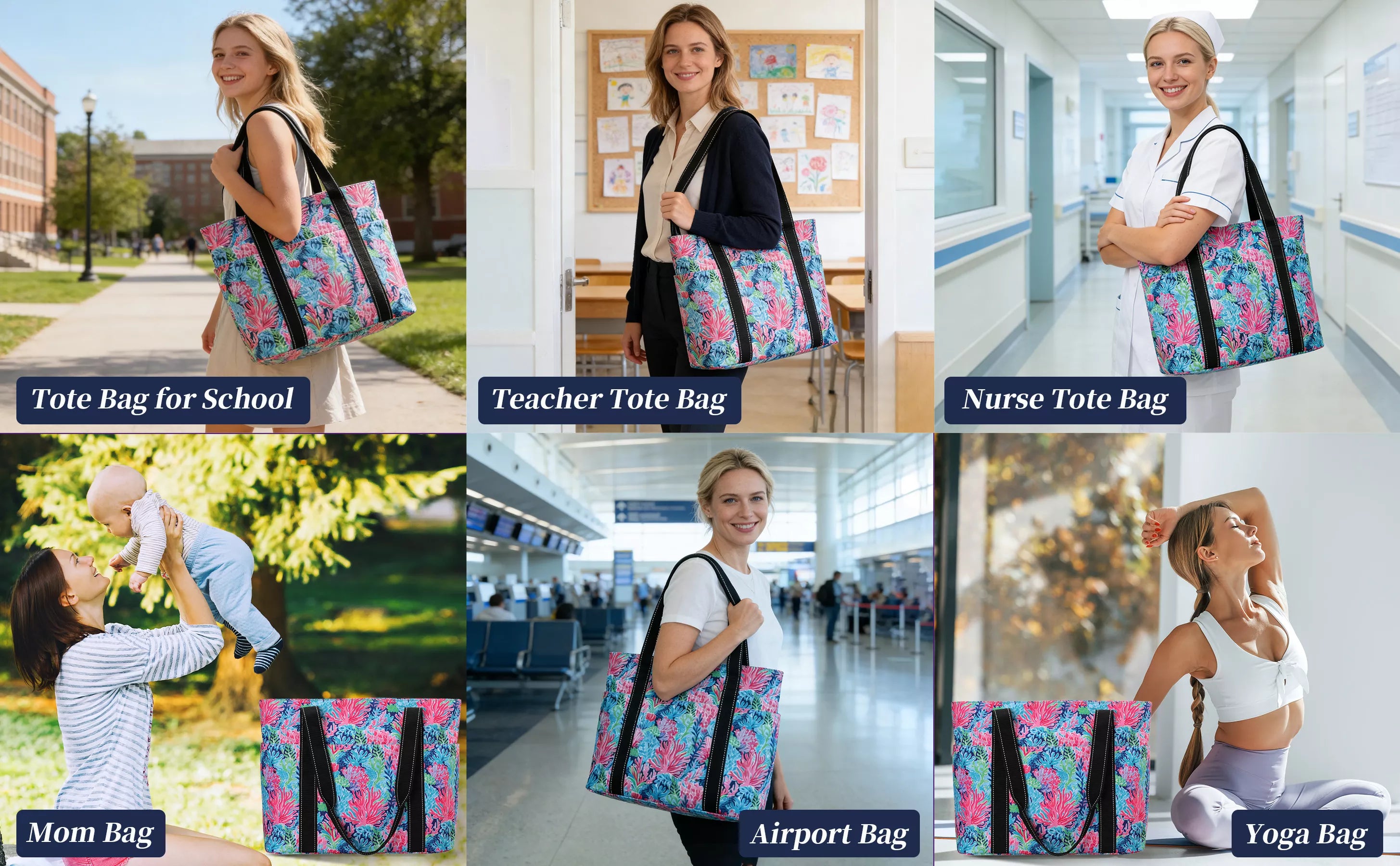 waterproof tote
zip top tote bag
packable tote
