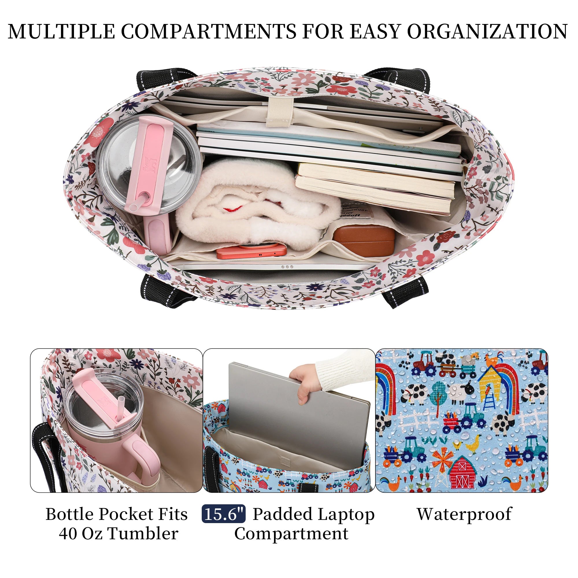 tote bag with compartments
cute laptop bags
