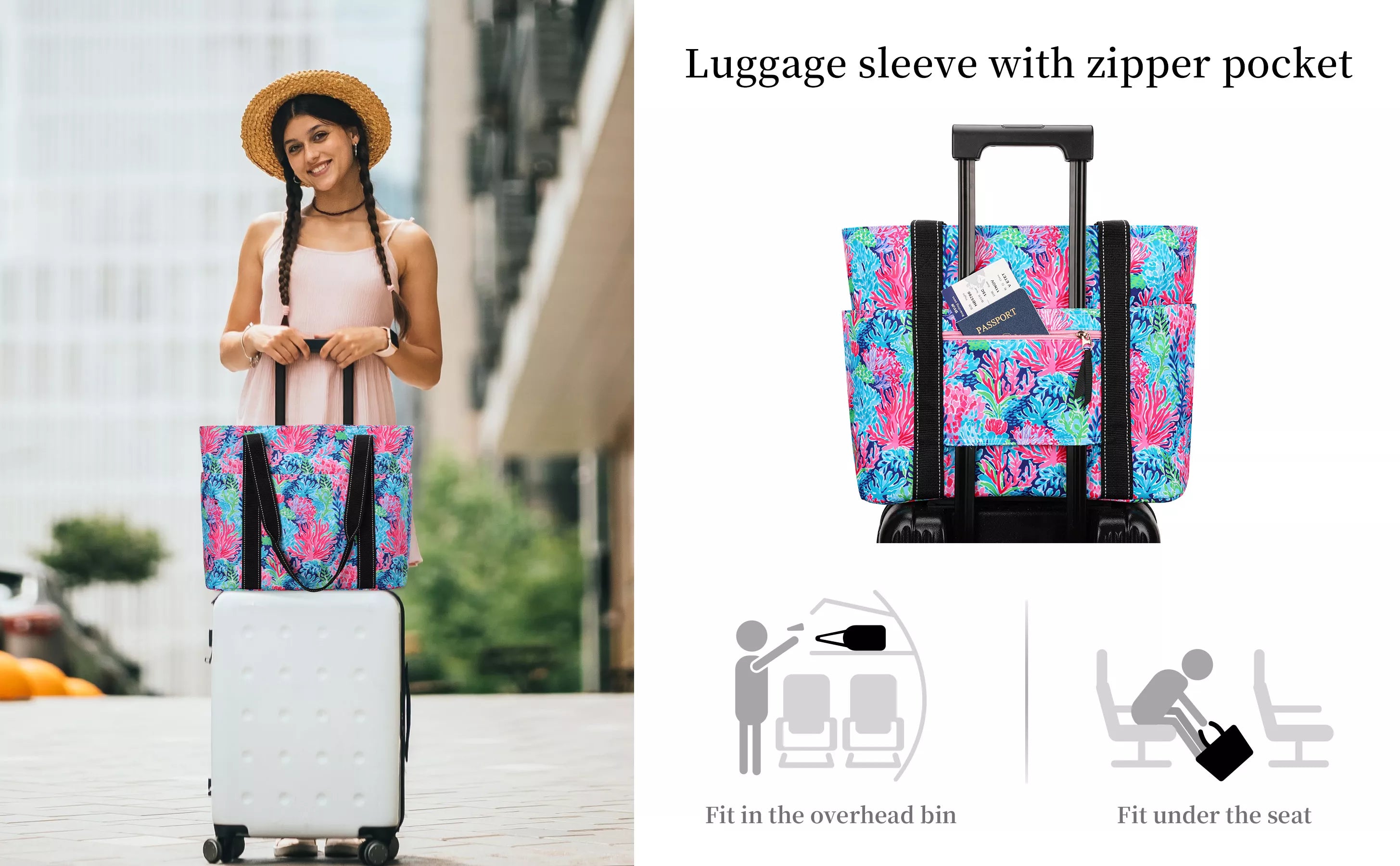 best travel tote
carry on tote bag
