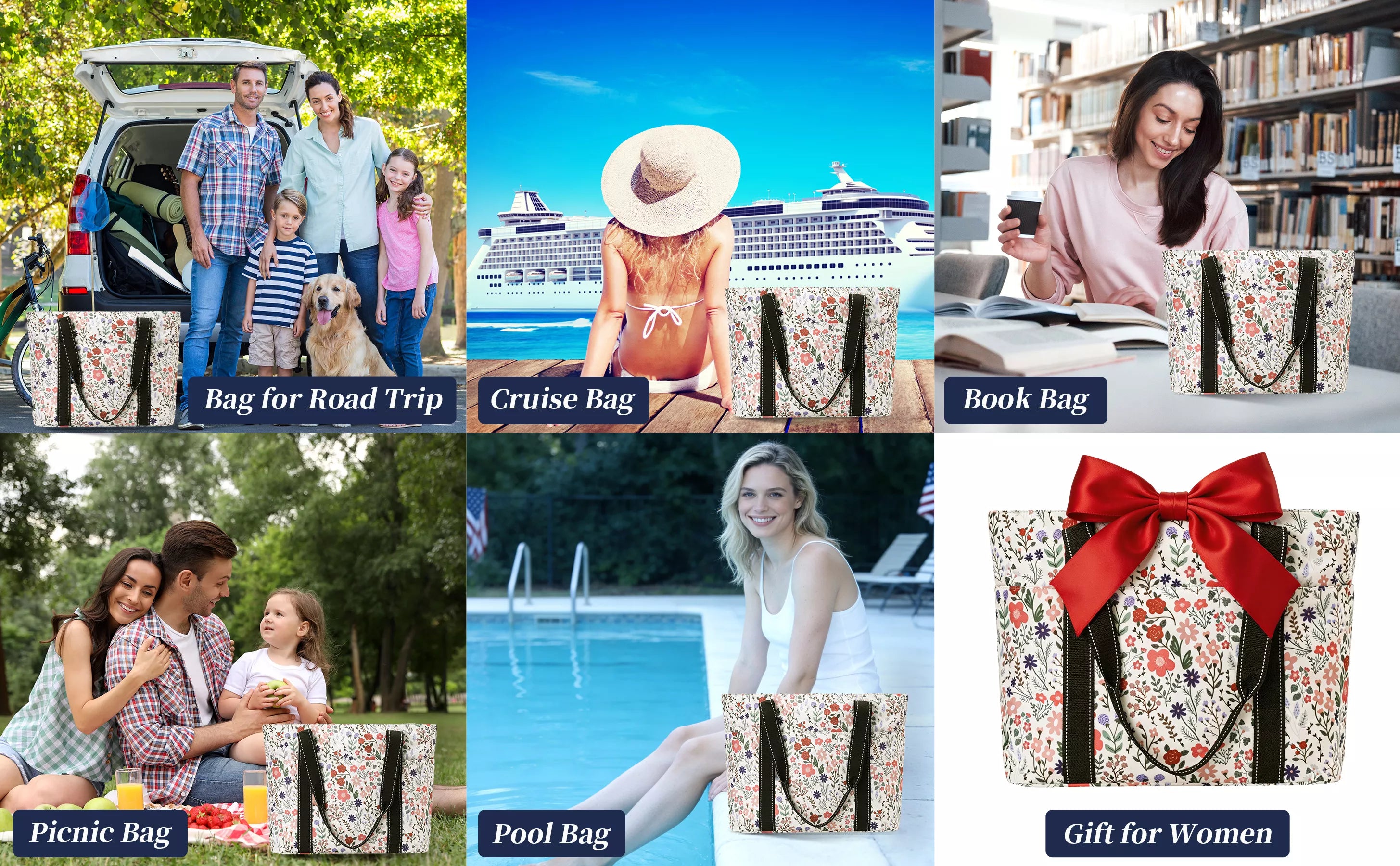 nylon tote bag